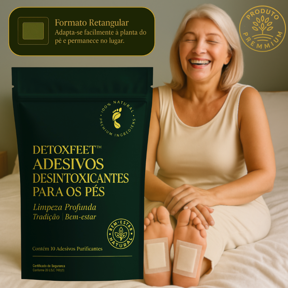 DETOXFEET™ – DESINTOXICA, DESCANSA E RENOVA DURANTE A NOITE