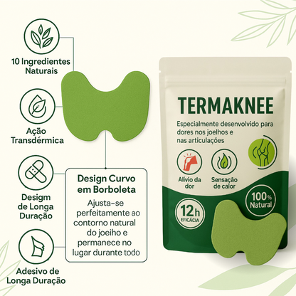 TERMAKNEE™ - ADESIVOS TERAPÊUTICOS PARA O ALÍVIO DAS DORES NOS JOELHOS E ARTICULAÇÕES