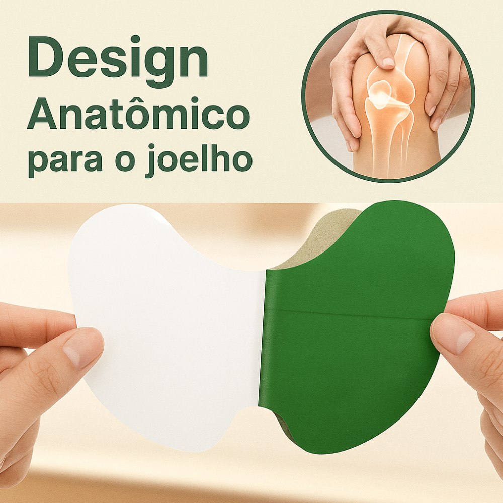 TERMAKNEE™ - ADESIVOS TERAPÊUTICOS PARA O ALÍVIO DAS DORES NOS JOELHOS E ARTICULAÇÕES